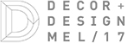 Decor + Design 2017 logo